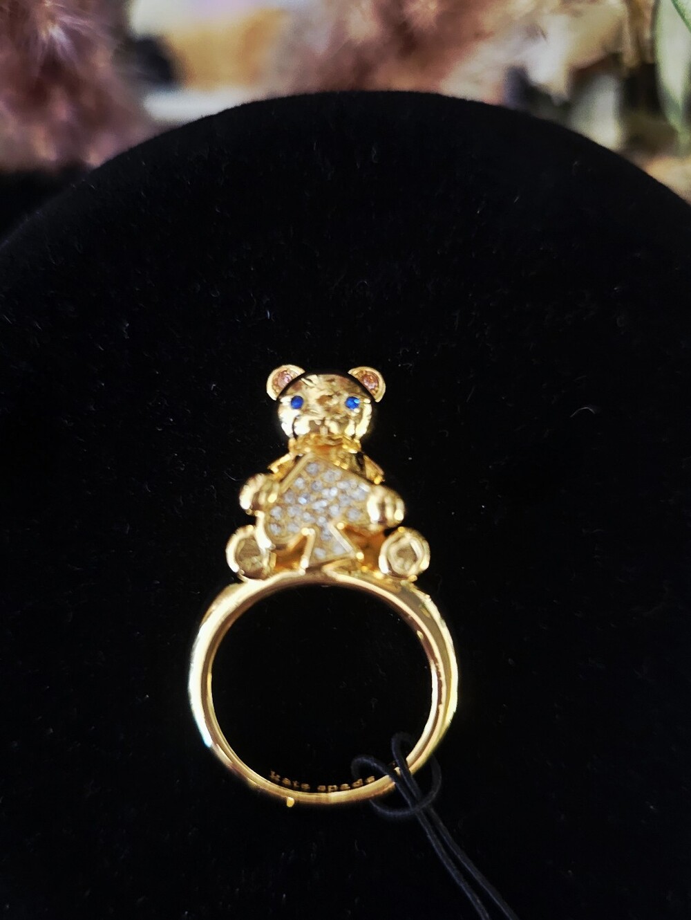 LOWSTART Kate Spade Bear Ring (NWT) - Picture 2 of 4